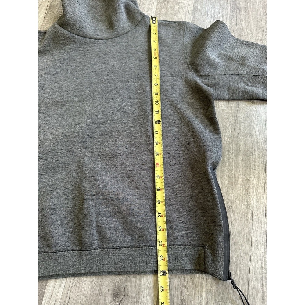 Nike Tech Fleece Funnel Neck Pullover Sweatshirt Gray Men's Medium Side Zip - Picture 10 of 15